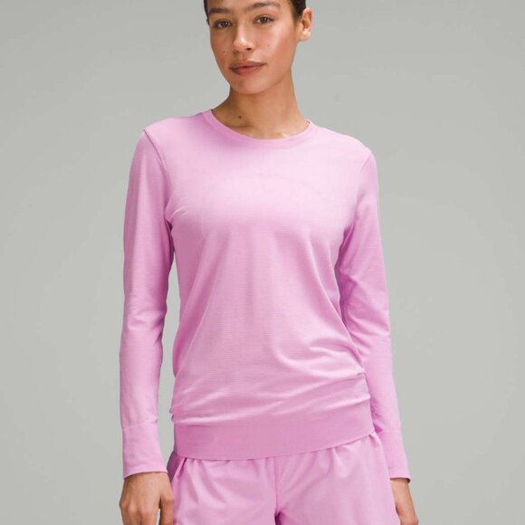 Lululemon Swiftly Relaxed Long-Sleeve Shirt Size 10 EUC - Picture 1 of 5